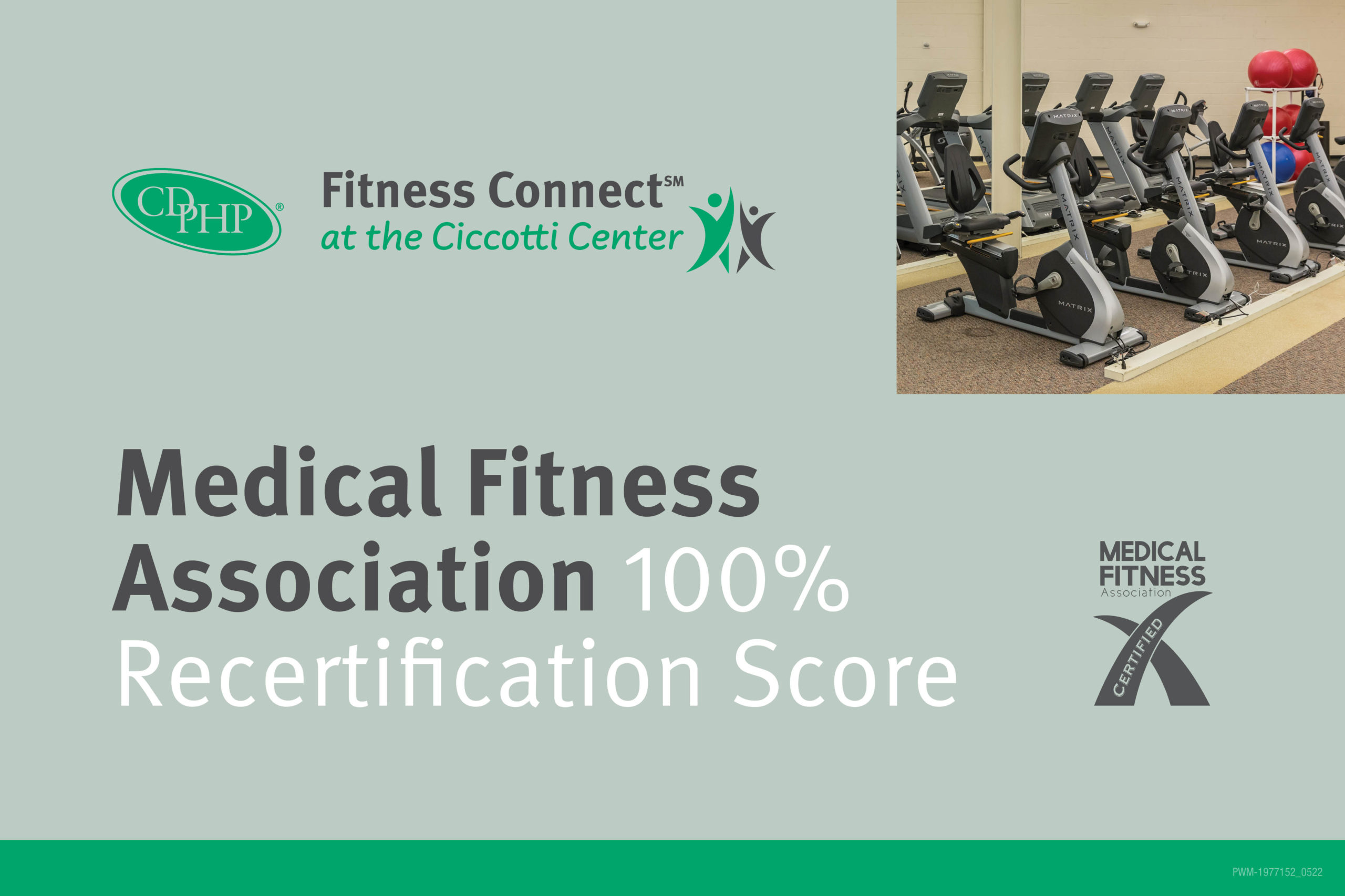 CDPHP® Fitness Connect at the Ciccotti Center earns 100 on MFA